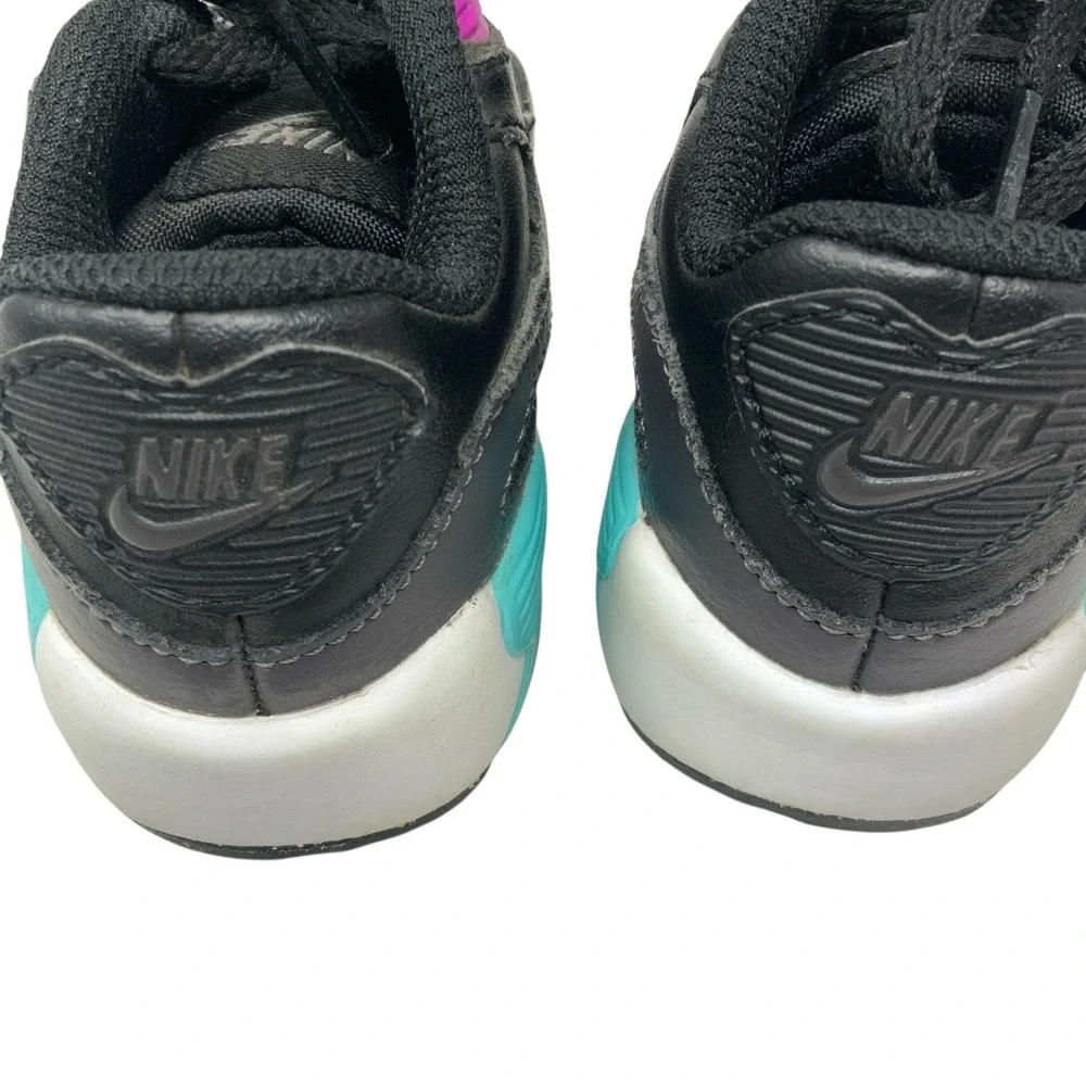 Nike Air Max 90 Shoes S833416-033 5C Toddler Baby Sneaker Shoes Black Pink Multi - Picture 11 of 15